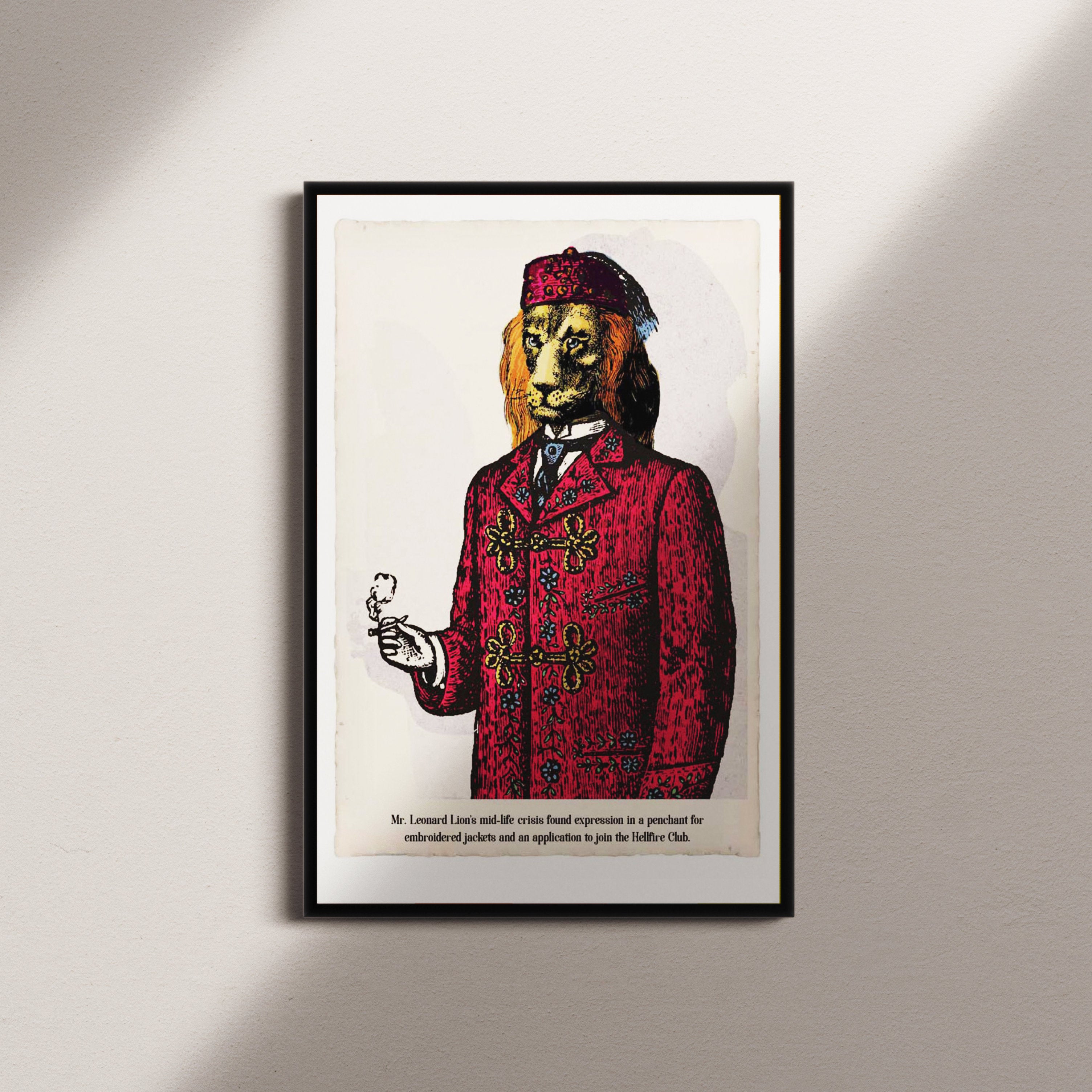 Mr Leonard Lion Print